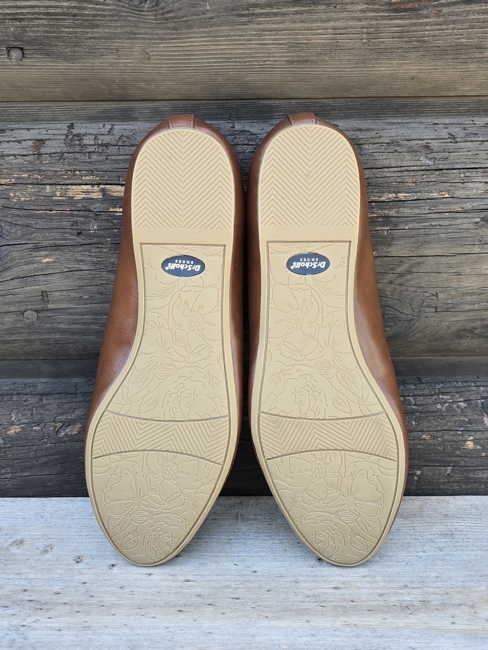 Dr. Scholls NEW Giorgie Modern Minimalist Cognac Comfort Ballet Flats 9M - Picture 13 of 13
